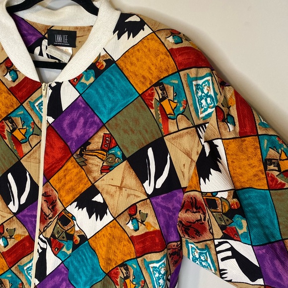 80s Statement Bomber Jacket - Picture 2 of 4